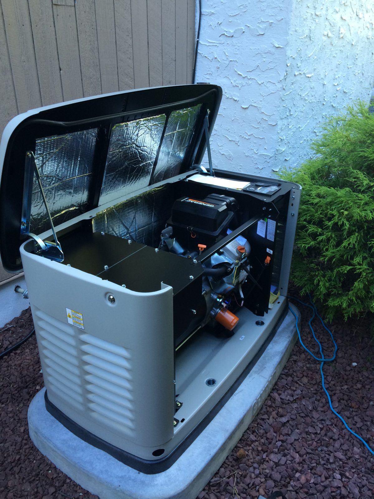 Generac 22KW Natural Gas Installation A.C. Kobie Electrical